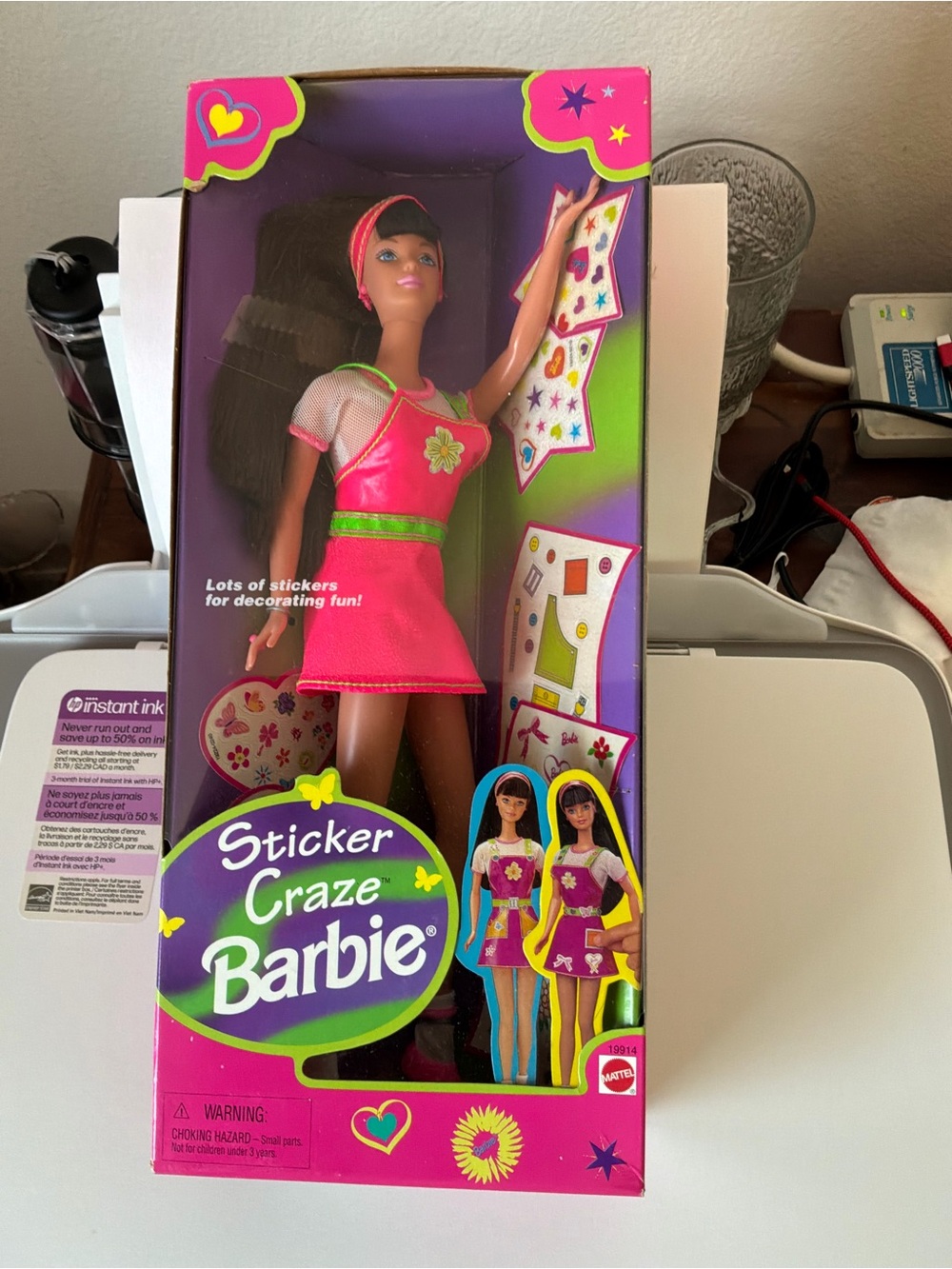 Vintage Barbie Sticker Craze Doll — new in box